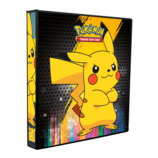 Mini Álbum Pokémon PIKACHU BLACK (4 bolsos) + 10 Folhas