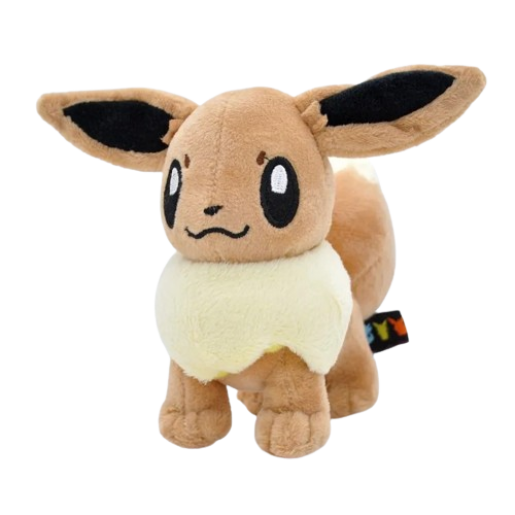 Pelúcia Turma Pokémon EEVEE (18 cm) - Importada