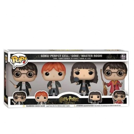 Miniatura HARRY POTTER (08 cm) - 4 itens/lote (4 modelos) - Importada