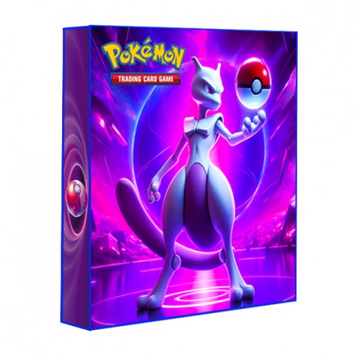 Mini Álbum Pokémon MEWTWO (4 bolsos) + 10 Folhas