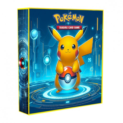 Mini Álbum Pokémon PIKACHU (4 bolsos) + 10 Folhas