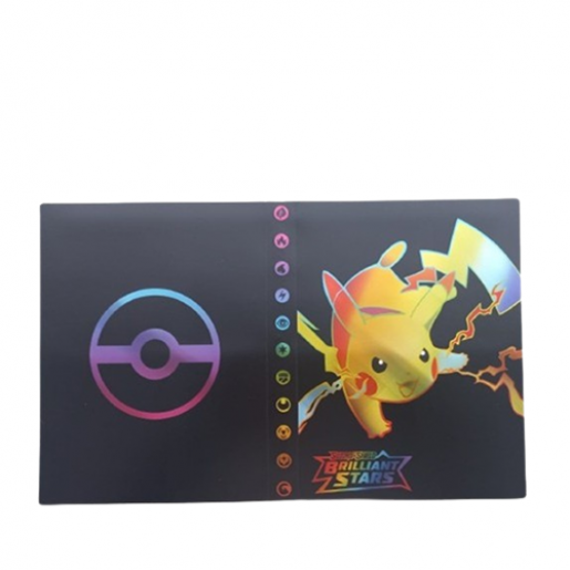 Binder Pokémon PIKACHU FIRE (4 bolsos) - Importado
